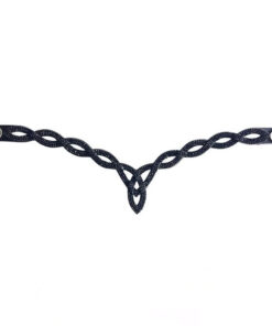 Pannband med rhinestones i färgen Lava