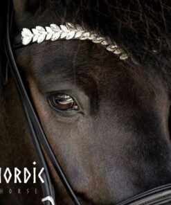 Alternative view of Nordic Horse Huvudlag Silver Leaves