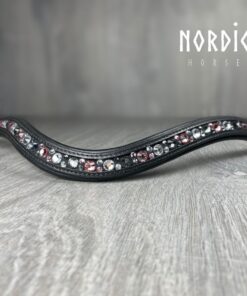 Böjt pannband med stenar