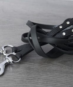 Alternative view of Nordic Horse Biothane Tygel med 5 vita stenar