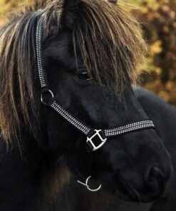 Nylongrimma med fyra rader stenar