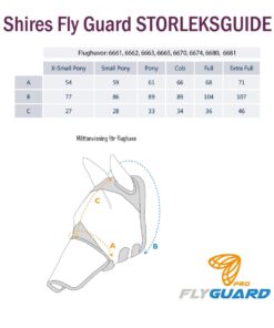 Shires Flyguard Ultra Pro Flughuva Vit - Bild 4