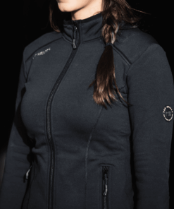 Sportig tröja med dragkedja