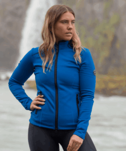 Sportig tröja med dragkedja