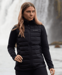 Sportig väst med dragkedja